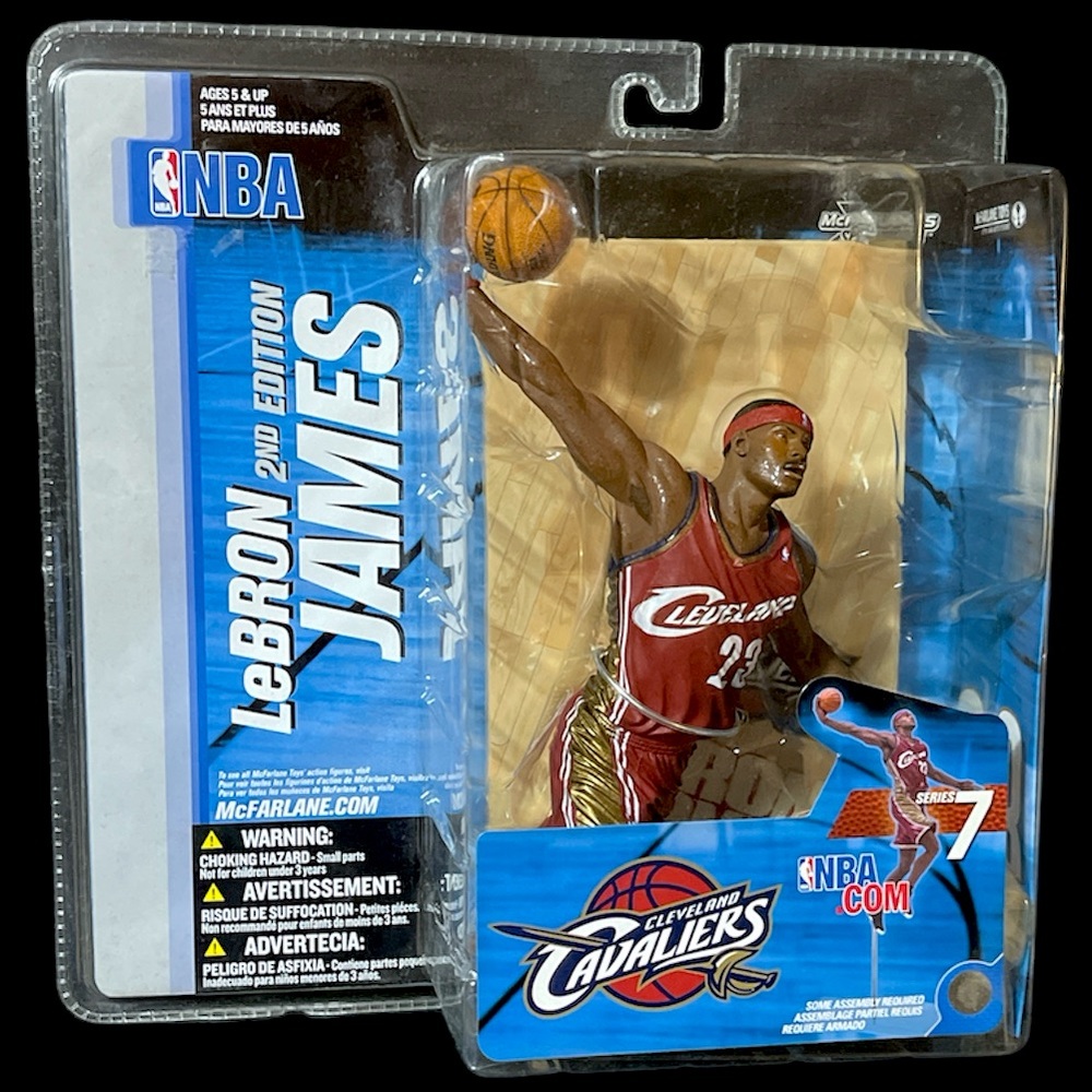 2004 McFarlane NBA Series 7 LEBRON JAMES 2nd Edition Cleveland Cavaliers Figure